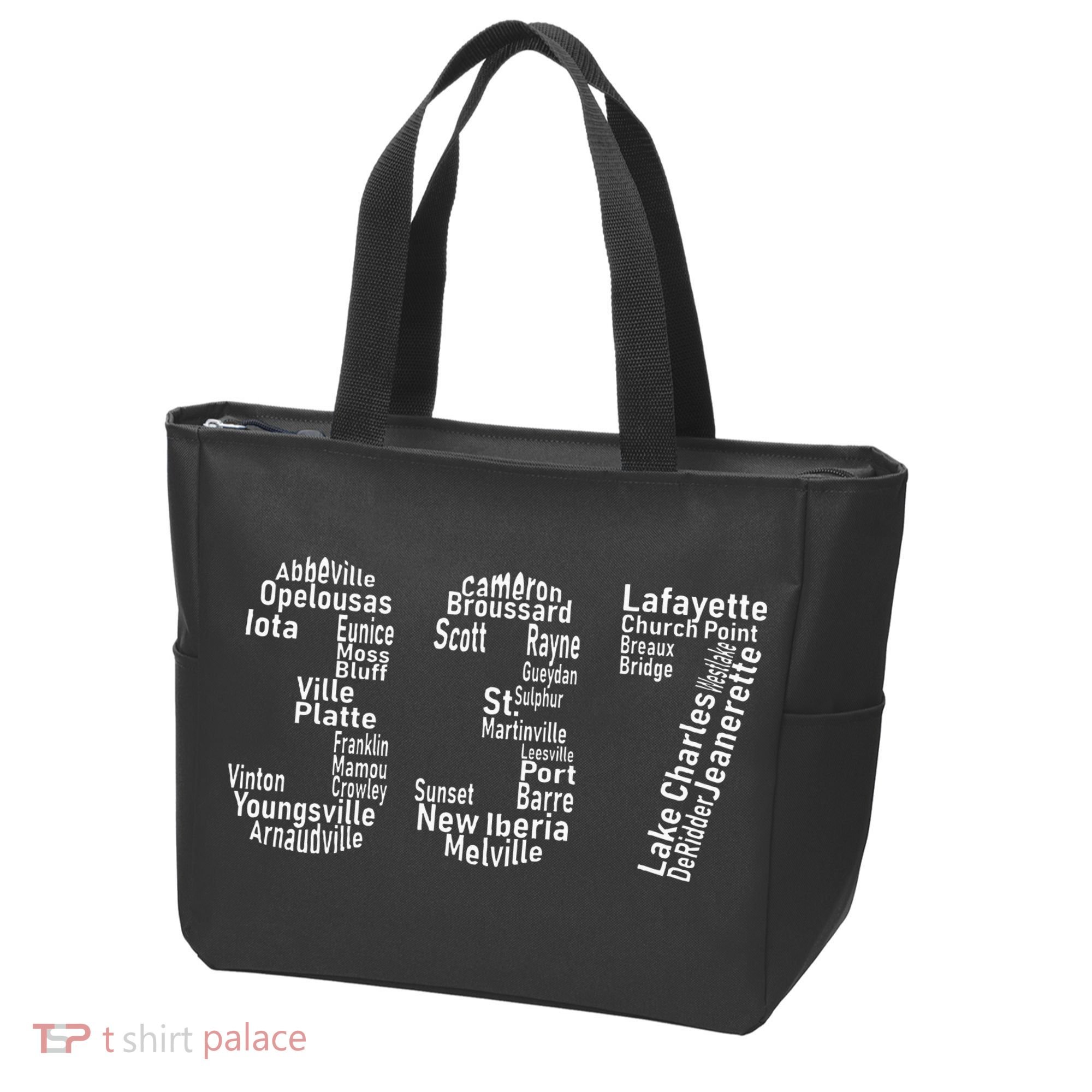 337 Lafayette Lake Charles Louisiana Acadiana Area Code Tote Bag
