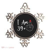 39+1 Middle Finger The Ultimate 40th Birthday Gift Ornament thumb 0