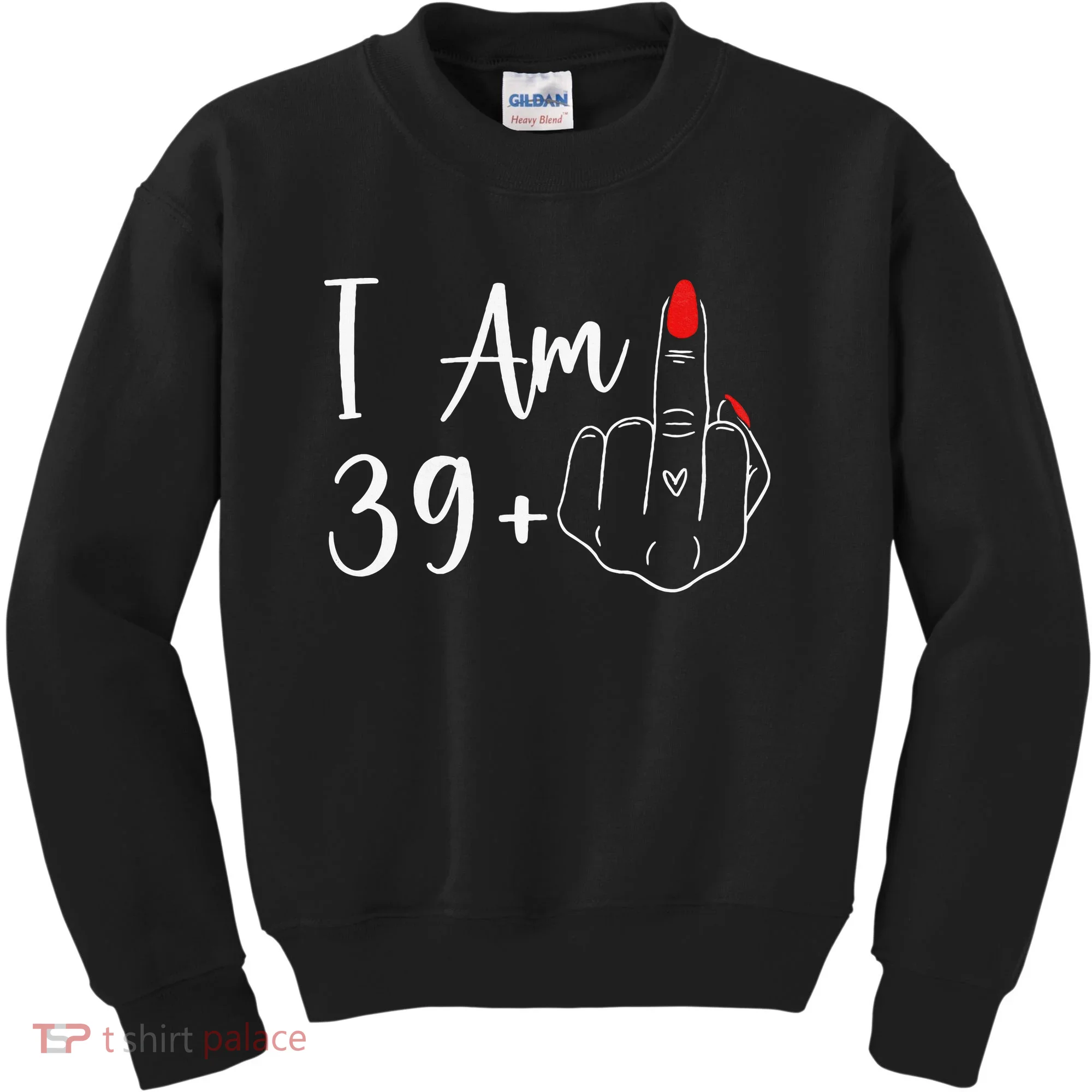 39+1 Middle Finger The Ultimate 40th Birthday Gift Kids Sweatshirt