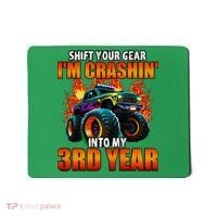 3rd Monster Truck Birthday Party Birthday Mousepad thumb 0