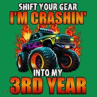 3rd Monster Truck Birthday Party Birthday Mousepad thumb 1