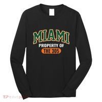305 Miami Vibes Urban Style Miami Beach Long Sleeve Shirt thumb 0