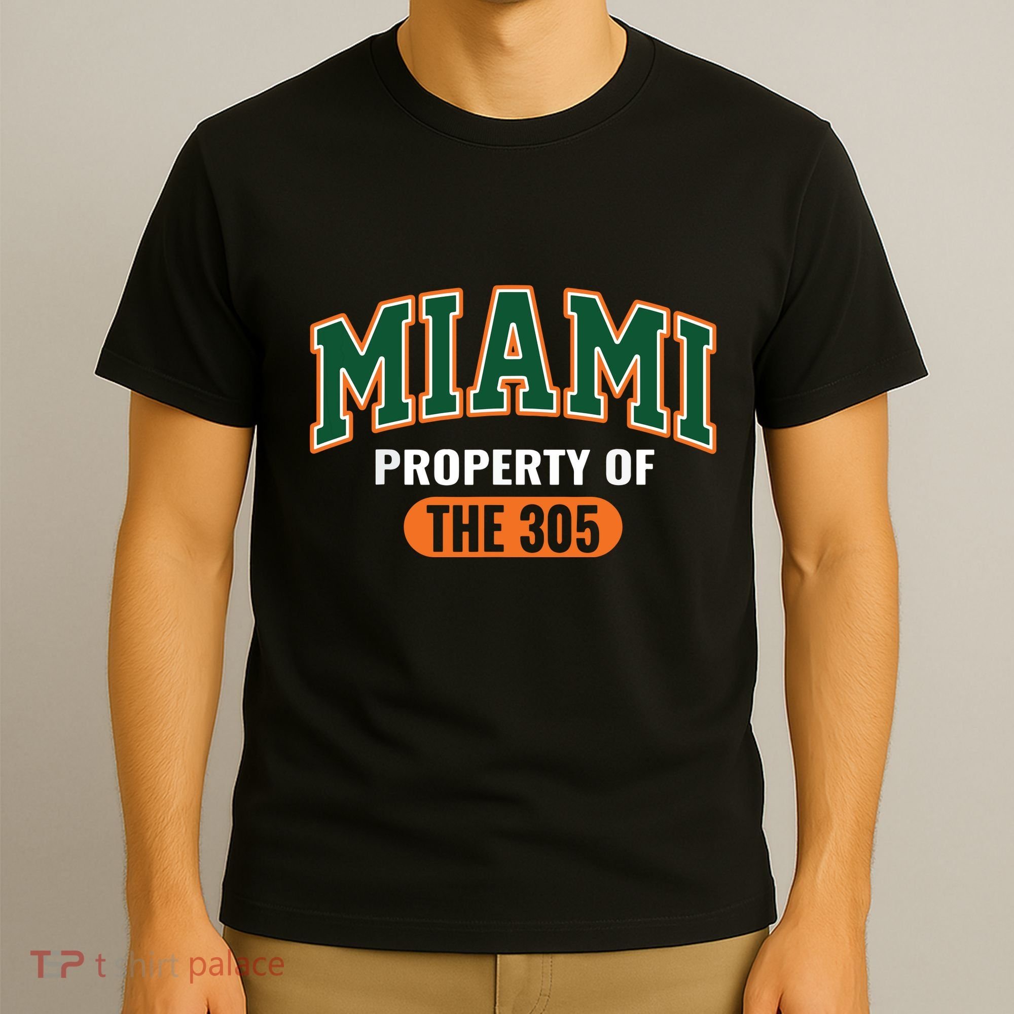 305 Miami Vibes Urban Style Miami Beach T-Shirt