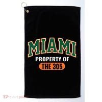 305 Miami Vibes Urban Style Miami Beach Golf Towel thumb 0