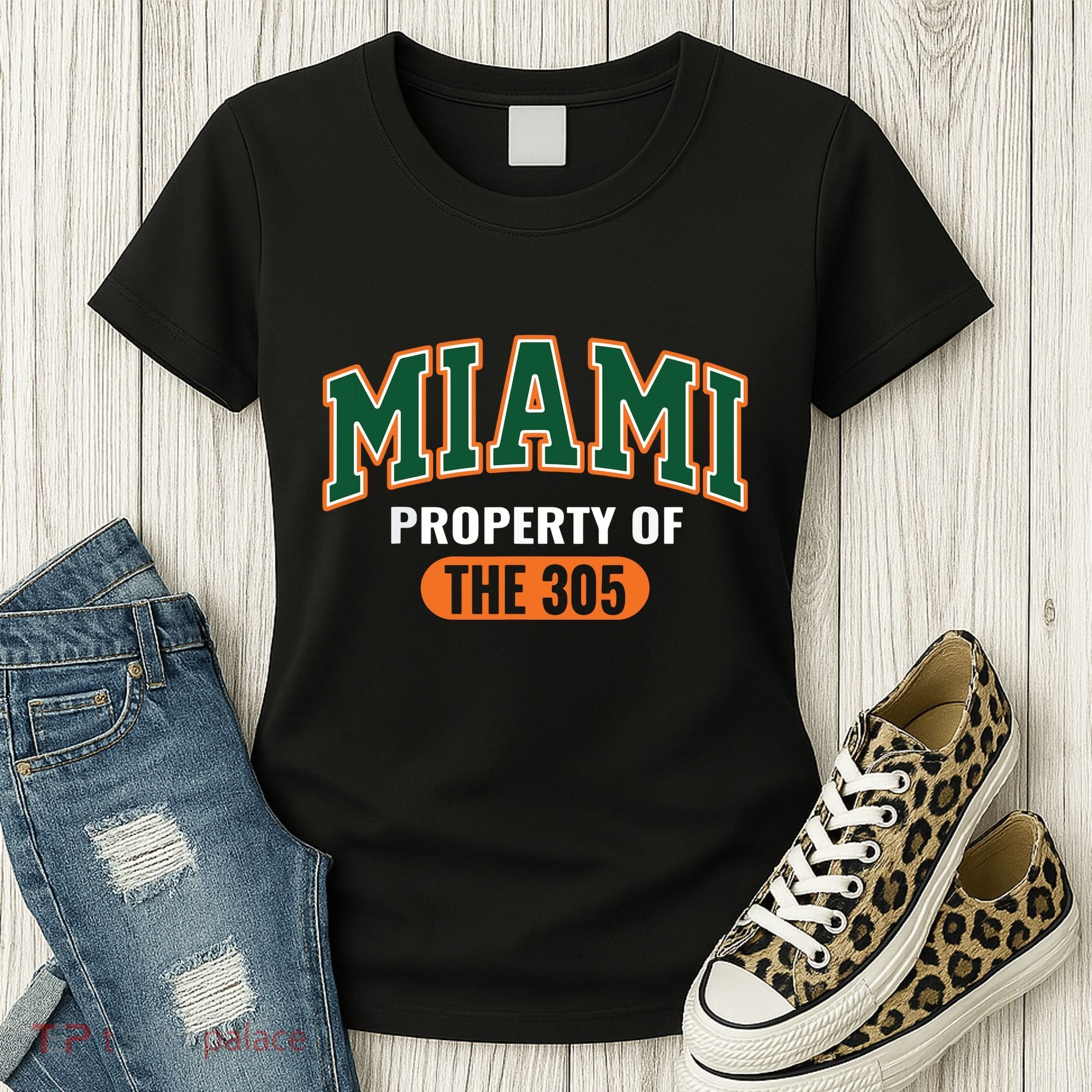 305 Miami Vibes Urban Style Miami Beach Women's T-Shirt