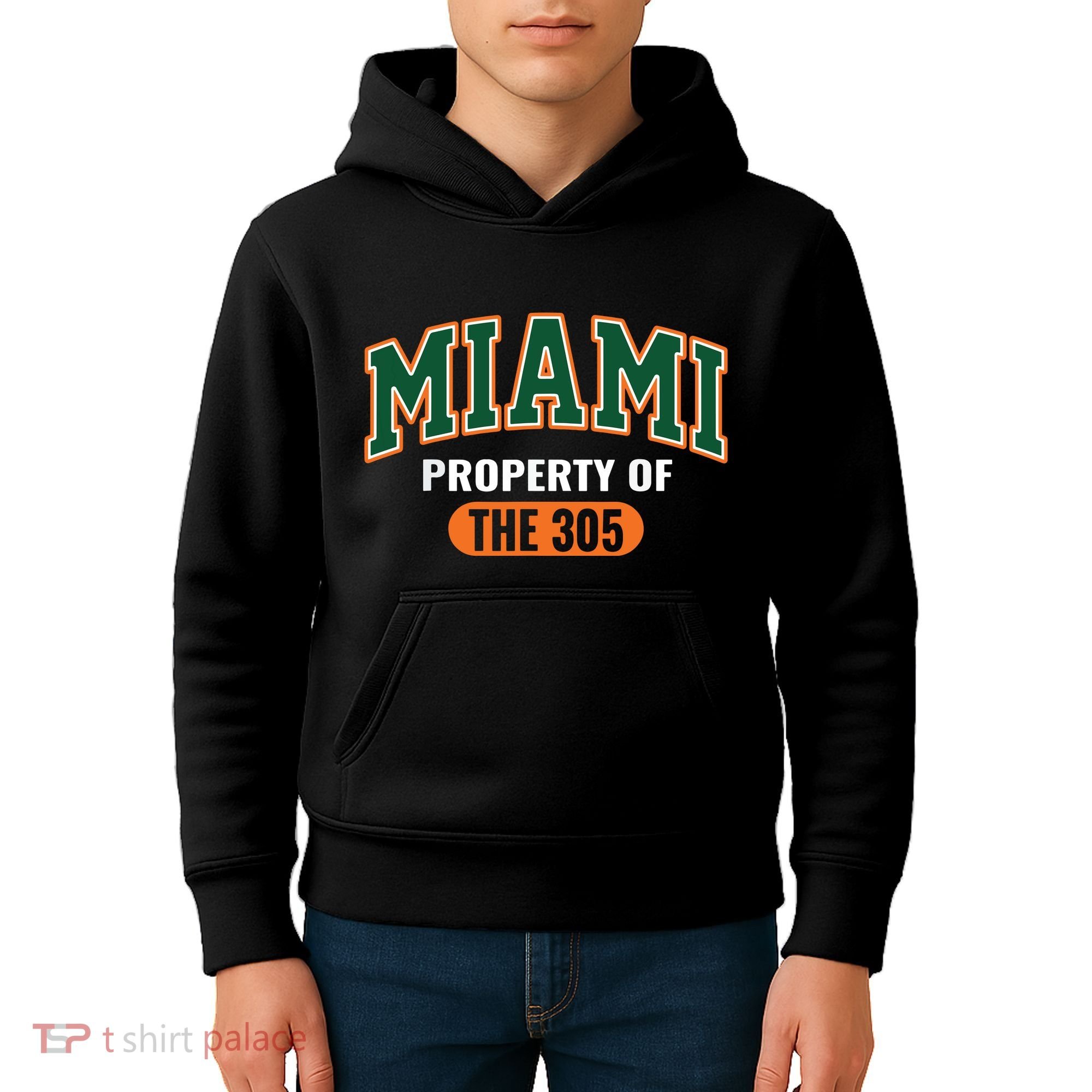 305 Miami Vibes Urban Style Miami Beach Kids Hoodie
