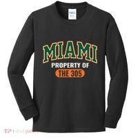 305 Miami Vibes Urban Style Miami Beach Kids Long Sleeve Shirt thumb 0
