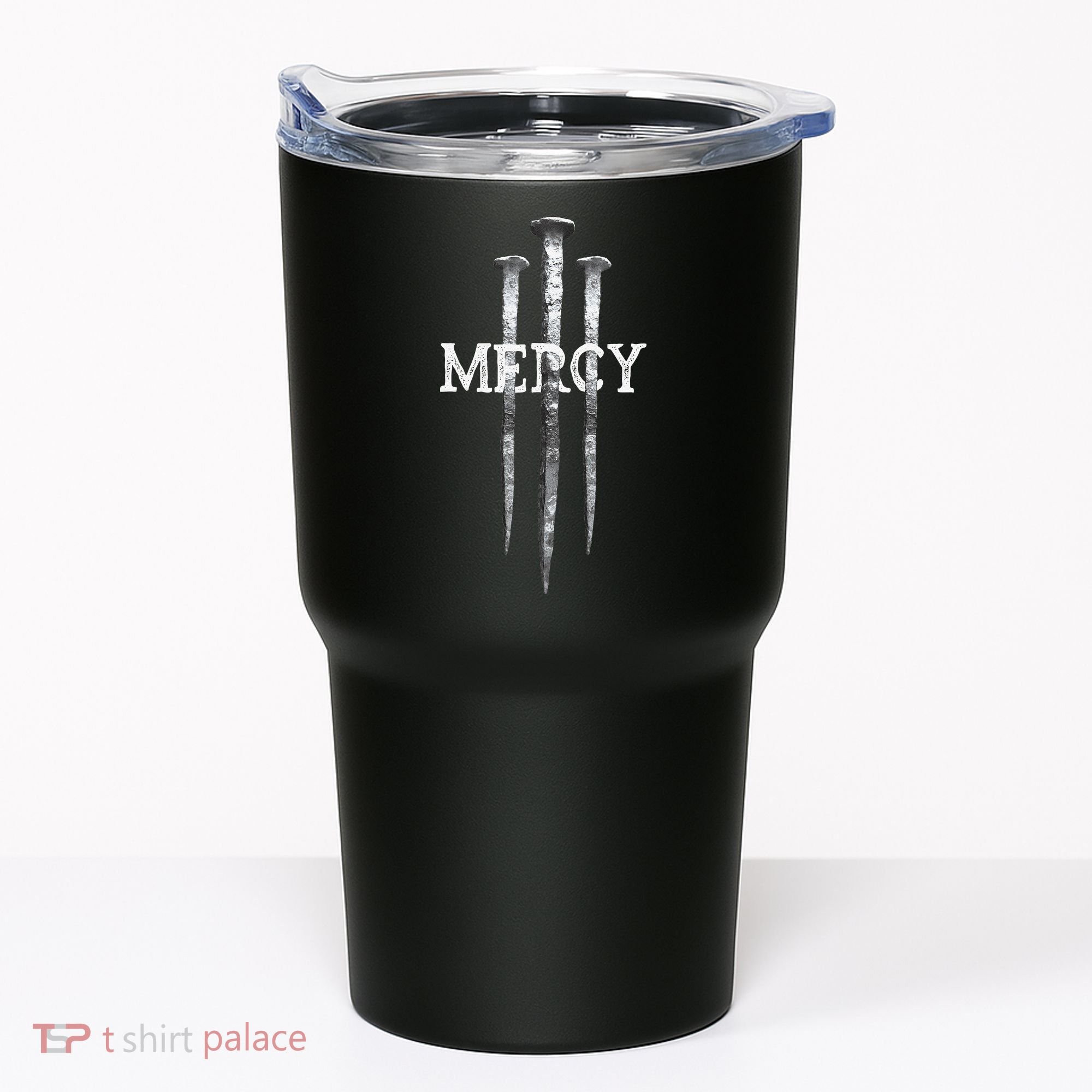 3 Nails Mercy Jesus S Christian Tumbler