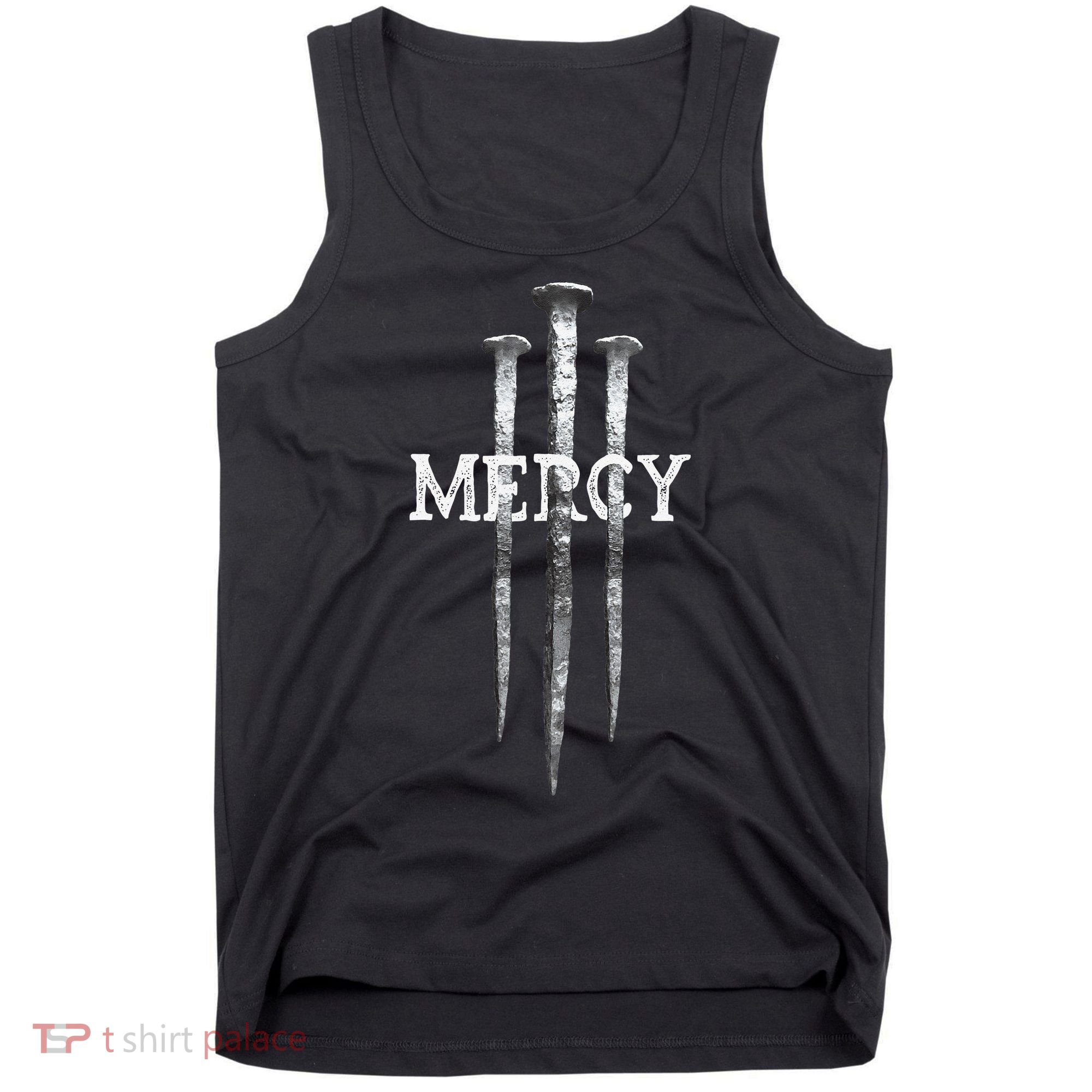 3 Nails Mercy Jesus S Christian Tank Top