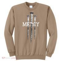 3 Nails Mercy Jesus S Christian Sweatshirt thumb 0