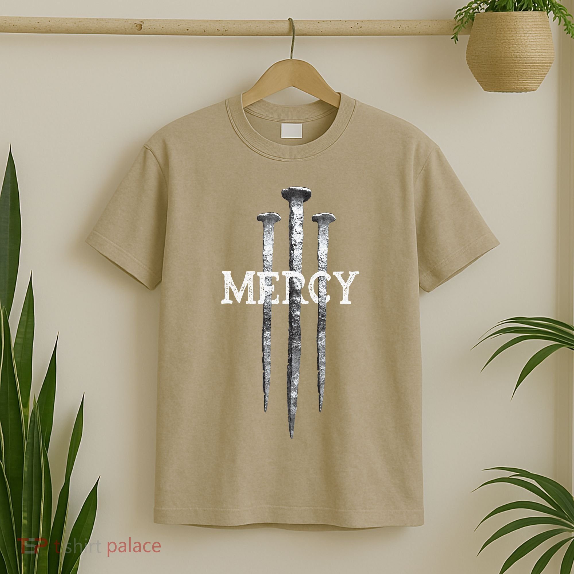 3 Nails Mercy Jesus S Christian T-Shirt