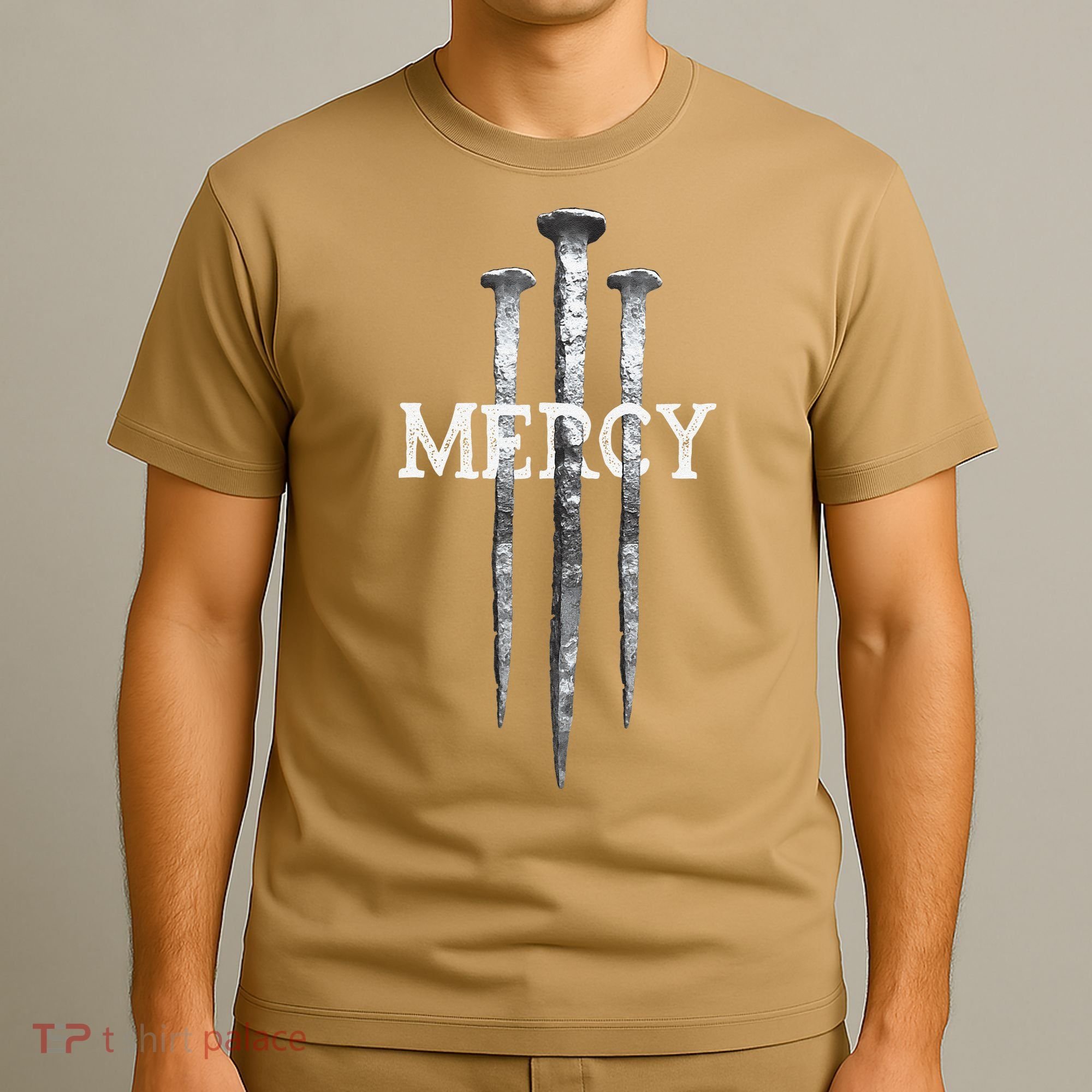 3 Nails Mercy Jesus S Christian T-Shirt