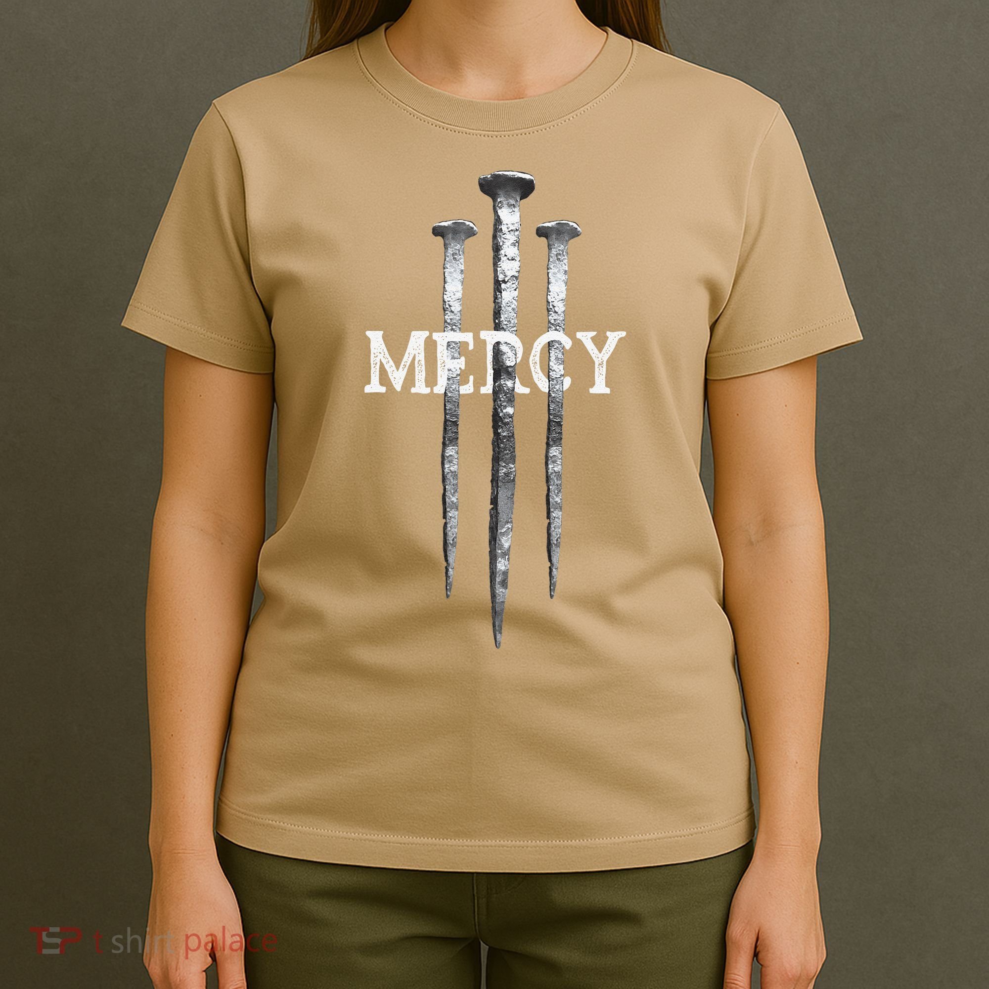 3 Nails Mercy Jesus S Christian T-Shirt
