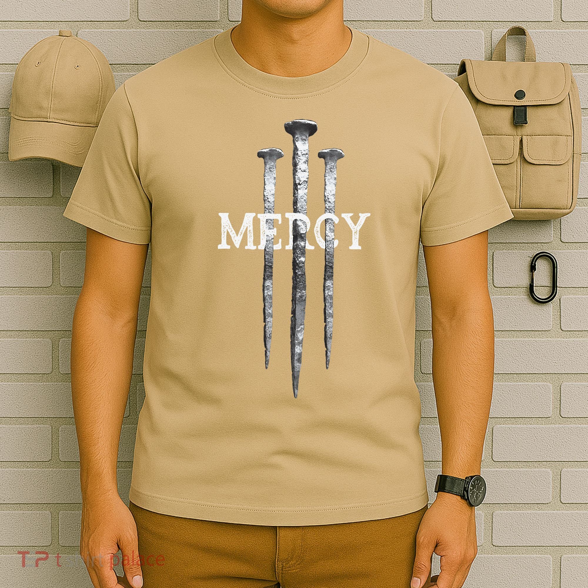 3 Nails Mercy Jesus S Christian T-Shirt