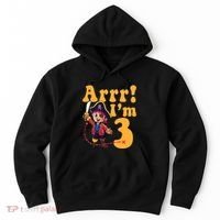 3rd Pirate Birthday Party Arrr IM 3 Three Years Old Hoodie thumb 0