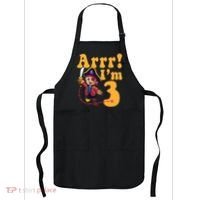3rd Pirate Birthday Party Arrr IM 3 Three Years Old Apron thumb 0