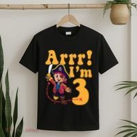 3rd Pirate Birthday Party Arrr IM 3 Three Years Old T-Shirt thumb 2