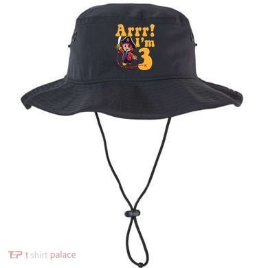 3rd Pirate Birthday Party Arrr IM 3 Three Years Old Bucket Hat