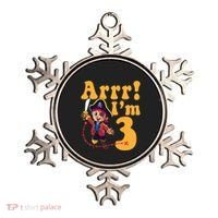 3rd Pirate Birthday Party Arrr IM 3 Three Years Old Ornament thumb 0