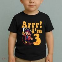 3rd Pirate Birthday Party Arrr IM 3 Three Years Old Toddler T-Shirt thumb 2