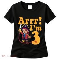 3rd Pirate Birthday Party Arrr IM 3 Three Years Old Women's T-Shirt thumb 0