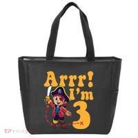 3rd Pirate Birthday Party Arrr IM 3 Three Years Old Tote Bag thumb 0