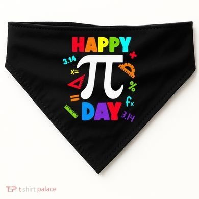 3.14 PI Day Pie Day Pi Symbol For Math Lovers USA-Made Doggie Bandana
