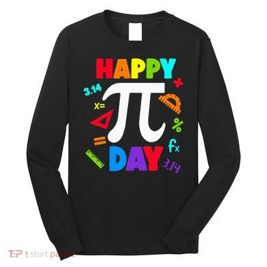 3.14 PI Day Pie Day Pi Symbol For Math Lovers Long Sleeve Shirt