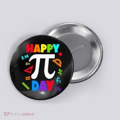 3.14 PI Day Pie Day Pi Symbol For Math Lovers Button