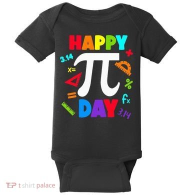 3.14 PI Day Pie Day Pi Symbol For Math Lovers Baby Bodysuit