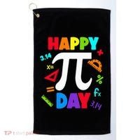 3.14 PI Day Pie Day Pi Symbol For Math Lovers Golf Towel thumb 0