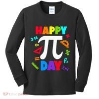 3.14 PI Day Pie Day Pi Symbol For Math Lovers Kids Long Sleeve Shirt thumb 0