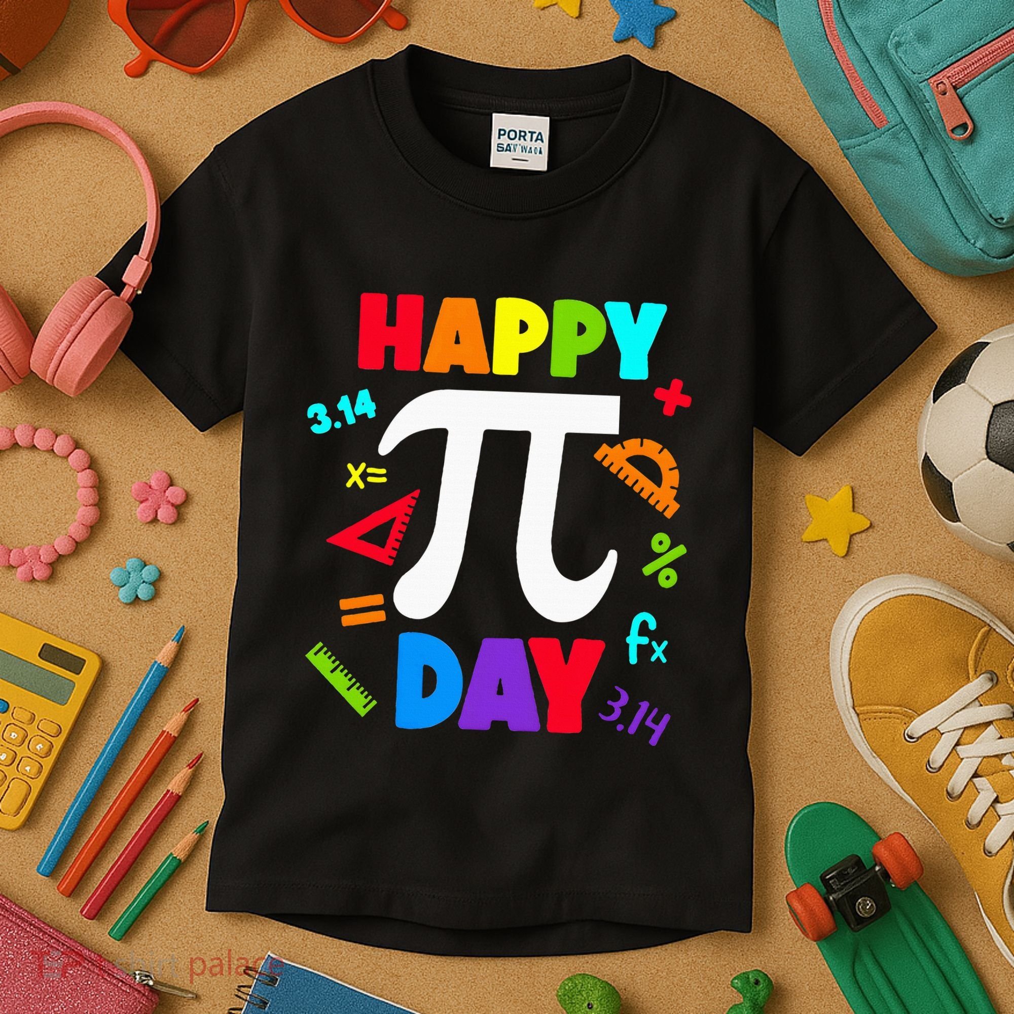 3.14 PI Day Pie Day Pi Symbol For Math Lovers Kids T-Shirt