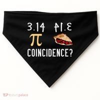 314 Pie Funny Pi Day Gift USA-Made Doggie Bandana thumb 0