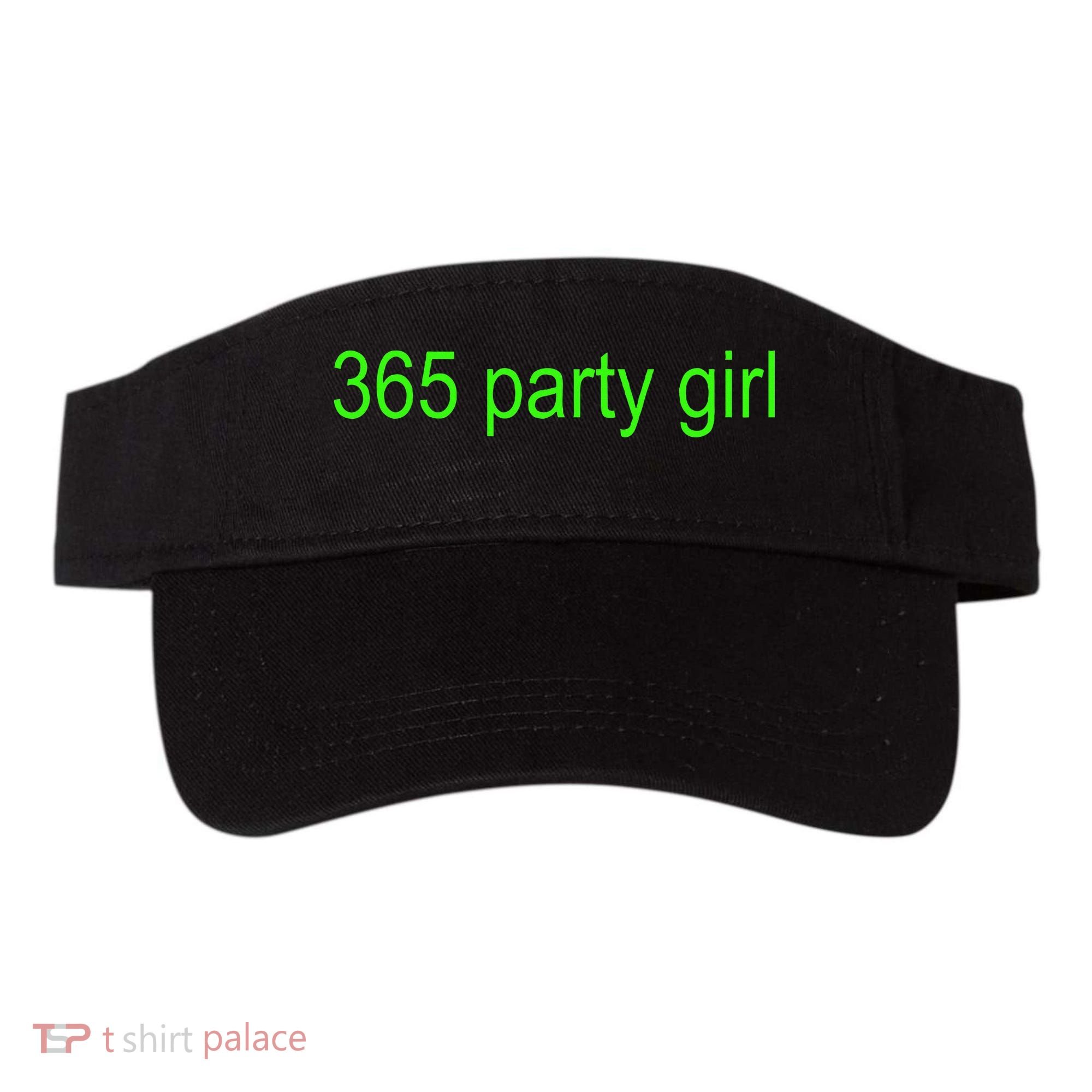 365 Party Girl Brat Visor