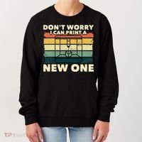 3D Printing Gift Printer Geek Journalist Typographer Women's Sweatshirt thumb 0