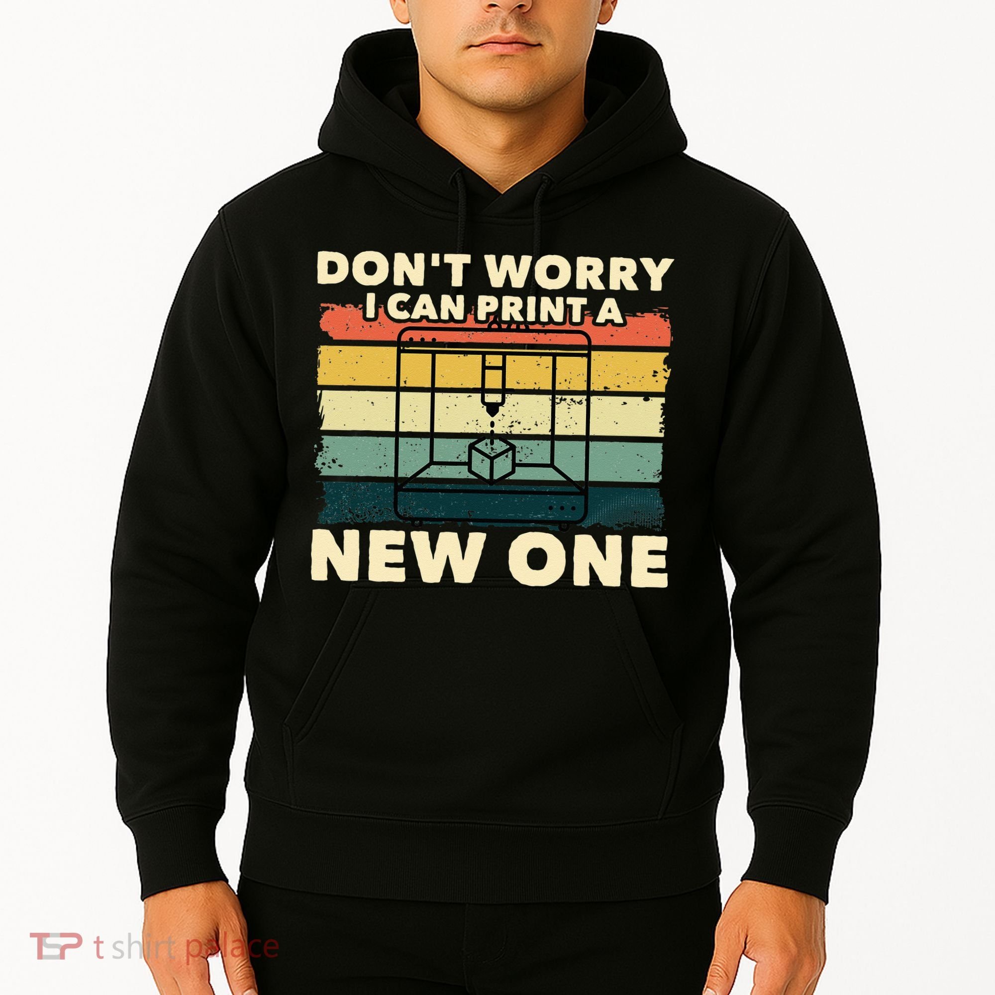 3D Printing Gift Printer Geek Journalist Typographer Hoodie