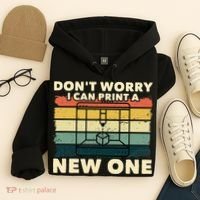 3D Printing Gift Printer Geek Journalist Typographer Hoodie thumb 4