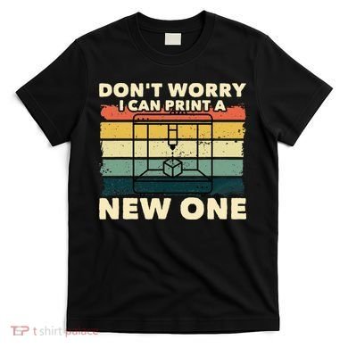 3D Printing Gift Printer Geek Journalist Typographer T-Shirt