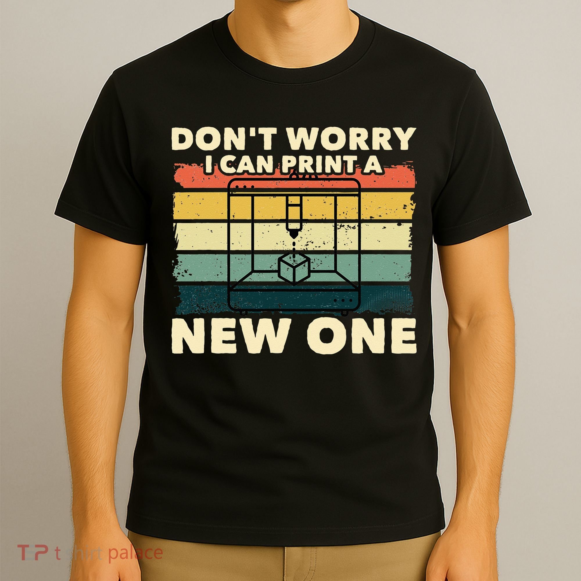 3D Printing Gift Printer Geek Journalist Typographer T-Shirt