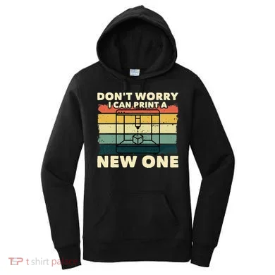 3D Printing Gift Printer Geek Journalist Typographer Women's Hoodie