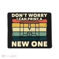 3D Printing Gift Printer Geek Journalist Typographer Mousepad thumb 0