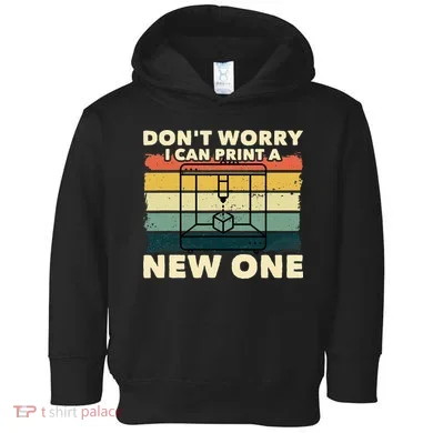 3D Printing Gift Printer Geek Journalist Typographer Toddler Hoodie