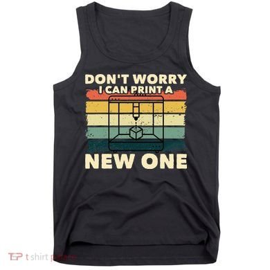 3D Printing Gift Printer Geek Journalist Typographer Tank Top
