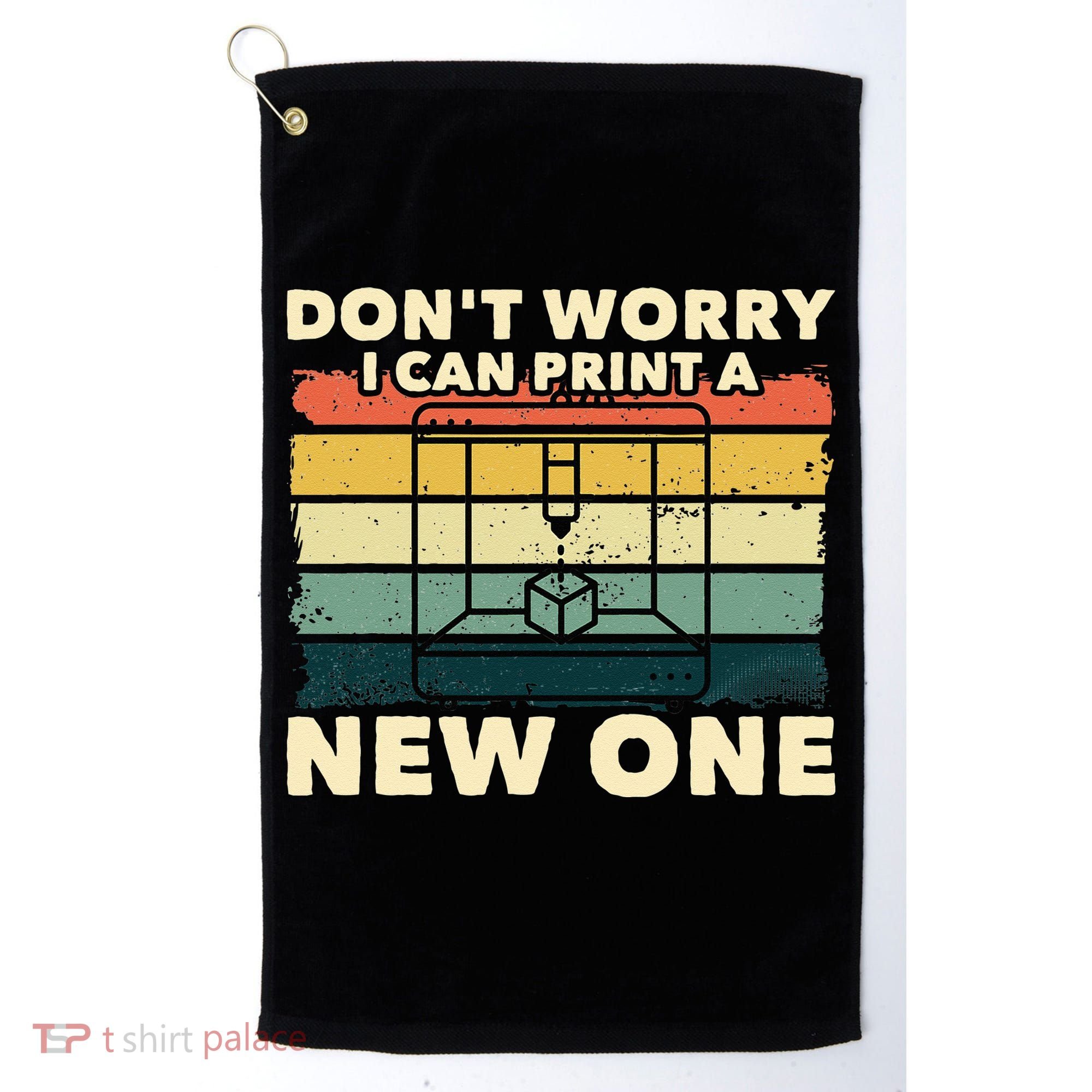 3D Printing Gift Printer Geek Journalist Typographer Golf Towel