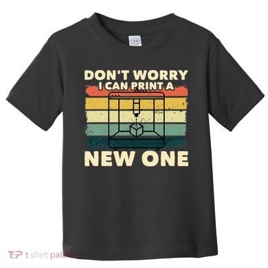 3D Printing Gift Printer Geek Journalist Typographer Toddler T-Shirt