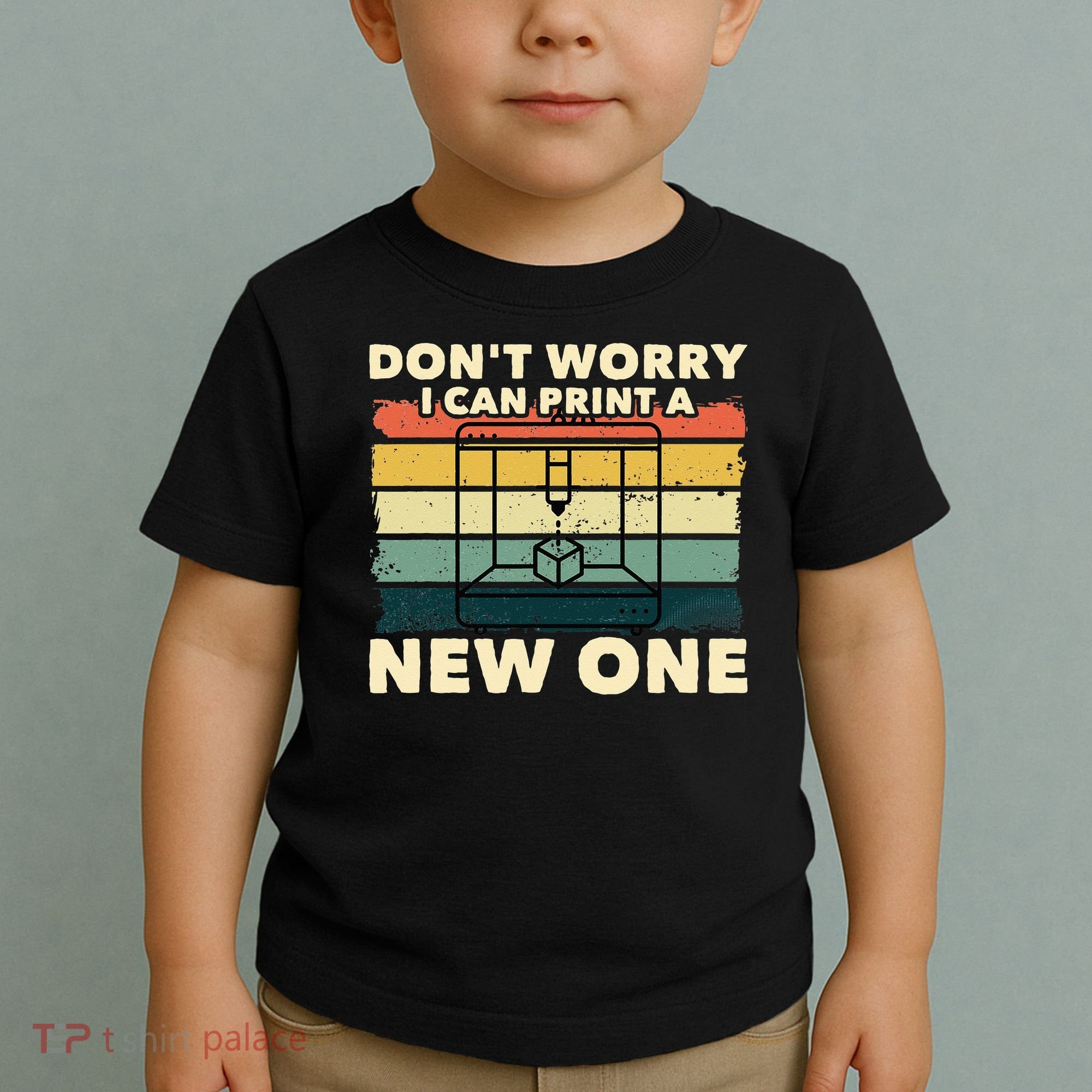 3D Printing Gift Printer Geek Journalist Typographer Toddler T-Shirt