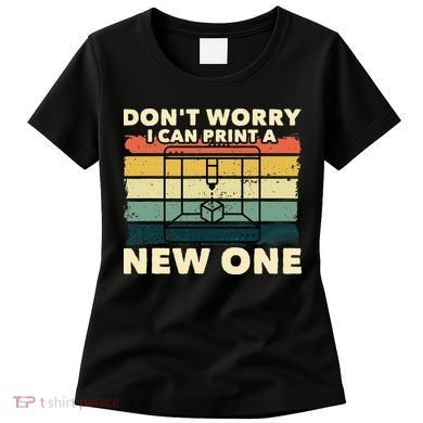 3D Printing Gift Printer Geek Journalist Typographer Women's T-Shirt