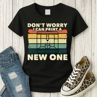3D Printing Gift Printer Geek Journalist Typographer Women's T-Shirt thumb 3