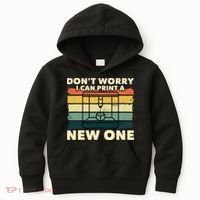 3D Printing Gift Printer Geek Journalist Typographer Kids Hoodie thumb 0